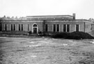 Exterior of uncompleted Manor Branch Library, Ridgeway Road. Opened 17th March 1953