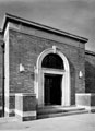 Exterior of Manor Branch Library, Ridgeway Road. Opened 17th March 1953