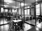 Reference Department, Manor Branch Library, Ridgeway Road. Opened 17th March 1953