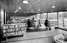 Interior from the issue counter, Hemsworth Library, Blackstock Road. Opened 28th February 1963