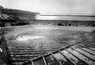 Construction of Blackburn Meadows Sewage Works with Kimberworth Hill Top in the background