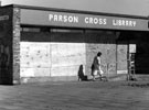 Vandalised Parson Cross Library, Margetson Crescent