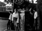 Young people with nothing to do of an evening hanging around on street corners, Parson Cross Estate Young people with nothing to do of an evening hanging around on street corners, Parson Cross Estate