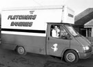 Fletchers, bakers agency delivery van stops on Parson Cross Estate
