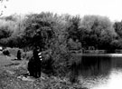 Fishing on Oxspring Dam, Herries Road Fishing on Oxspring Dam, Herries Road