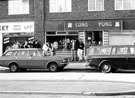 Pupils of Yewlands School taking their lunch break outside Lung Fung Chinese Takeaway No. 155 Chaucer Road Pupils of Yewlands School taking their lunch break outside Lung Fung Chinese Takeaway No. 155 Chaucer Road