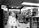 Interior of Greenhill Library, Hemper Lane, from the study alcove. Opened 28th February 1963
