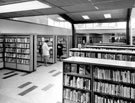 Interior from rear, Greenhill Library, Hemper Lane. Opened 28th February 1963