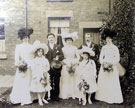 Unidentified wedding group possibly Crookes area