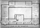 Plan of the Sheffield Re-planned Town Planning Exhibition in the Graves Art Gallery, 1945
