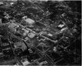 Aerial view of City Centre - Central Library top right, with Eyre Street running down from it