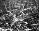Aerial view of central Sheffield