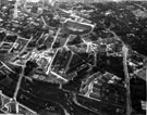 Aerial view including St George's Church, Broad Lane and Beet Street flats