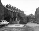 Unidentified backs of terraced houses, probably Attercliffe