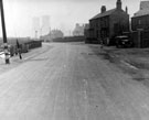Shepcote Lane, looking towards the cooling towers of Blackburn Meadows power station