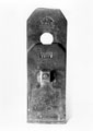 William Butcher cast steel plane iron made by I. Hammond, New Haven, Connecticut, ca 1840-45