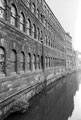 Derelict former premises of James Dixon and Sons, Cornish Place Works, from Ball Street Bridge Derelict former premises of James Dixon and Sons, Cornish Place Works, from Ball Street Bridge