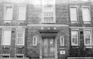 Doorway of the Assay Office, 137 Portobello Street showing the Assay Mark for Silver (right); Date of building (1958) and Gold (left) Doorway of the Assay Office, 137 Portobello Street showing the Assay Mark for Silver (right); Date of building (1958) and Gold (left)