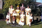 Greenhill Methodist Church Sunday School May Queen and Captain with attendants Greenhill Methodist Church Sunday School May Queen and Captain with attendants