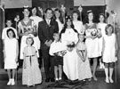 Greenhill Methodist Church Sunday School May Queen and Captain with attendants Greenhill Methodist Church Sunday School May Queen and Captain with attendants