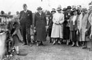 Lord Mayor E G Rowlinson and Lady Mayoress Kathleen Rowlinson during the Sheffield Pilgrimage to the French and Belgian battlefields