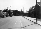Queens Road looking towards the Bus Depot and Charlotte Road with W.H.Blake and Co. Ltd., Victoria Works, construction engineers Queens Road looking towards the Bus Depot and Charlotte Road with W.H.Blake and Co. Ltd., Victoria Works, construction engineers