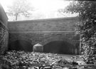 Ecclesall Road Bridge over the River Porter (also called Porter Brook) looking upstream