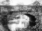Deep Lane Bridge over Blackburn Brook looking upstream