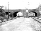 Abbey Lane Railway Bridge looking towards Beauchief and Abbeydale Railway Station