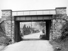 Deep Lane Railway Bridge looking towards the Hemmings and Co., wire manufacturers, Grange Lane and Level Crossing (just visible under the bridge)