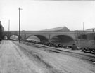 Hawke Stret/Janson Street, Abyssinia Bridge over the River Don showing Vickers Armstrong Ltd., River Don Works
