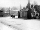 Proposed Sheffield Corporation 1912 Trolley Vehicle route No. 4 Chesterfield Road looking from Sheffield showing the confectionary shop hiding the junction with Coldstream Place (right) and the junction with Cobnar Road (formerly Bolehill Lane) 