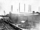 View from the railway towards the Siemens department of  River Don Works (English Steel Corporation)