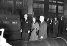 Royal visit of Queen Elizabeth II to English Steel Corporation, River Don Works