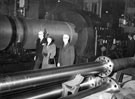 Royal visit of Queen Elizabeth II to English Steel Corporation, River Don Works