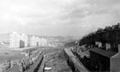 Blythe Street (right); Bromley Street and Netherthorpe Flats looking towards Pye Bank Flats in the distance