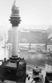 Elevated view of the Crimean Monument, Moorhead looking towards Albert Clayton (clothiers) Ltd., credit drapers, Clayton House, Porter Street with Furnival Street extreme left Elevated view of the Crimean Monument, Moorhead looking towards Albert Clayton (clothiers) Ltd., credit drapers, Clayton House, Porter Street with Furnival Street extreme left