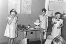 Birley County Infants school, Class 1, Cooking table