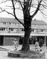 Children Playing outside Hemswoth Branch Library, Blackstock Road Children Playing outside Hemswoth Branch Library, Blackstock Road