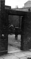 Boys playing football in the yard possible location Attercliffe or Park area Boys playing football in the yard possible location Attercliffe or Park area