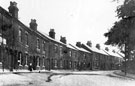 Cottages on Baslow Road, built for the navvies working on the railway.
