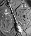 Sheffield Corporation Presentation Plate: Mace and Chains of Office 