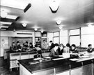 Science lesson at Waltheof School, Beaumont Road North. The teacher at the back is probably Mr. Curtois, probably 1960's