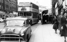 Passengers boarding a No. 82 Bus to Middlewood, Snig Hill 