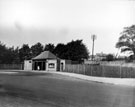 Bus terminus, Ecclesall Road South with Silver Hill Nurseries, Knowle Lane in the background Bus terminus, Ecclesall Road South with Silver Hill Nurseries, Knowle Lane in the background