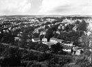 Elevated view of Totley near Dore West Junction with Brinkburn Drive in the foreground and Abbeydale Road South centre Elevated view of Totley near Dore West Junction with Brinkburn Drive in the foreground and Abbeydale Road South centre