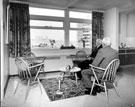 Interior of an elderly persons flat, Netherthorpe Flats looking towards Pye Bank Flats