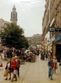 Fargate from No. 14, Mappin and Webb, jewellers looking towards Pinstone Street
