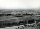 Construction of Base Green Estate from Fox Lane showing Lister Crescent on the left; Seagrave Crescent; Elstree Road to Jaunty Lane on the right. Sewer machine in foreground is near Road Junbction 12