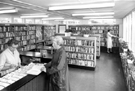 Interior of Chapeltown Library showing the Charge